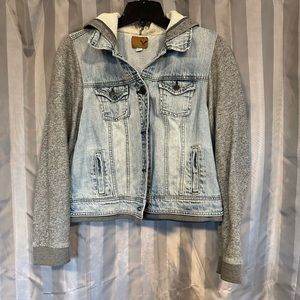 American Eagle Jean Jacket Sweatshirt